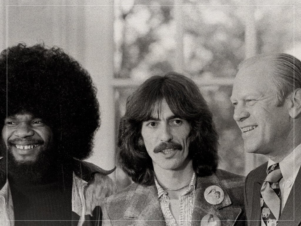 I didn’t want to bug him when George Harrison became the first Beatle to visit the White House