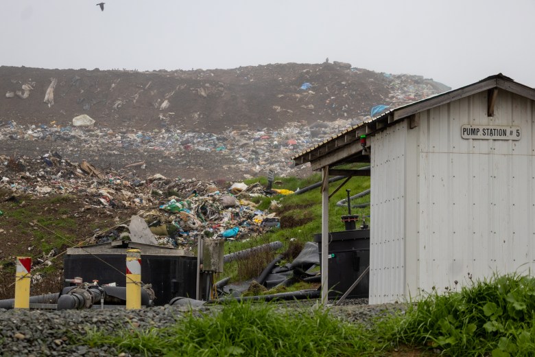 A pump station at Short Mountain Landfill on Dec. 30, 2025.