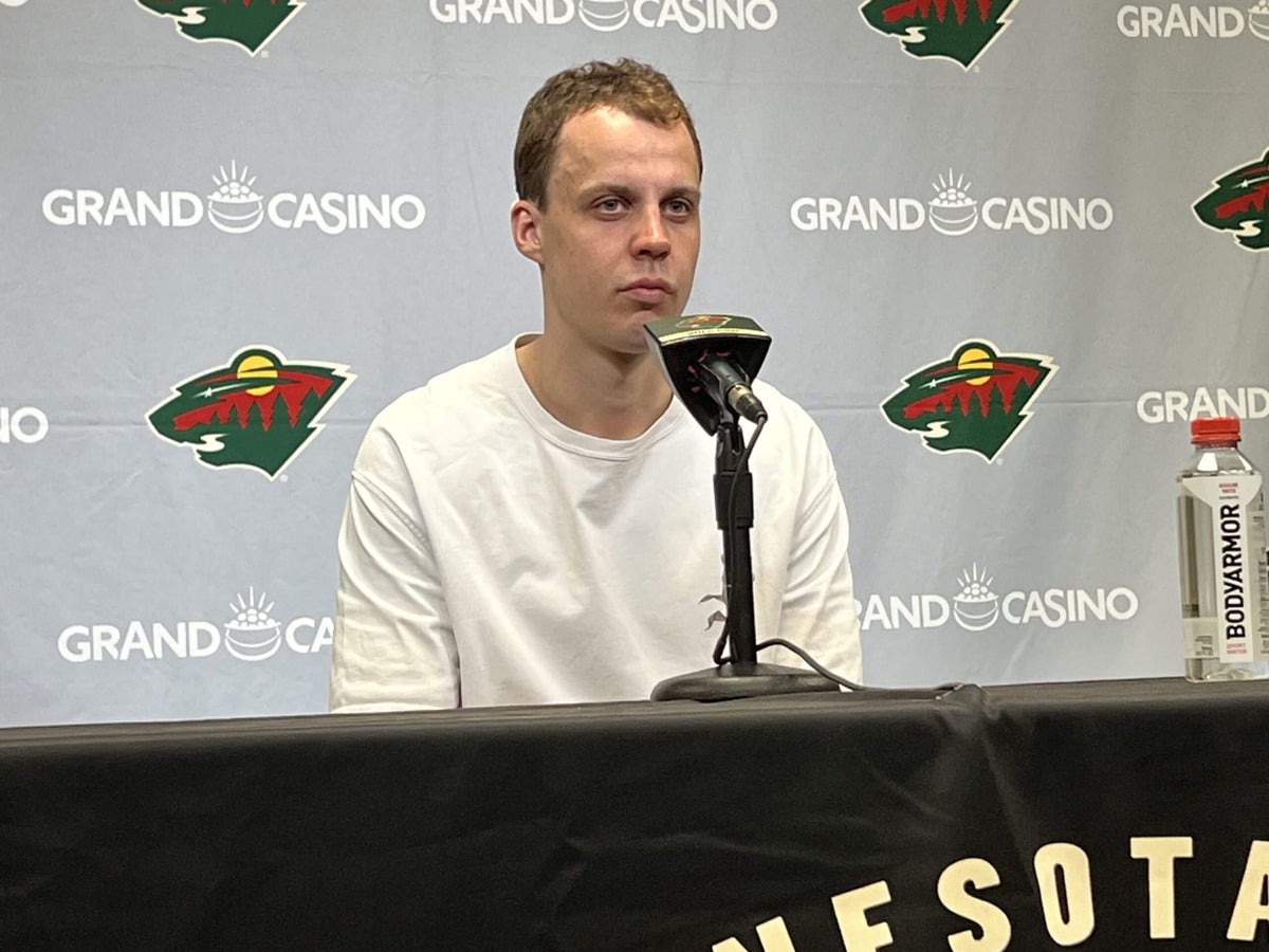 Wild’s Joel Eriksson Ek, Jonas Brodin on injury absences vs. Avalanche: ‘Awful to not play’