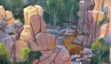 Santa Barbara’s Kevin Gleason Paints the Pacific Crest Trail