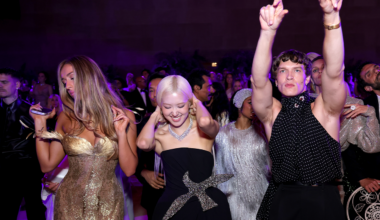 Tate McRae, Rosé, Teyana Taylor and Connor Storrie inside the 2026 Met Gala.