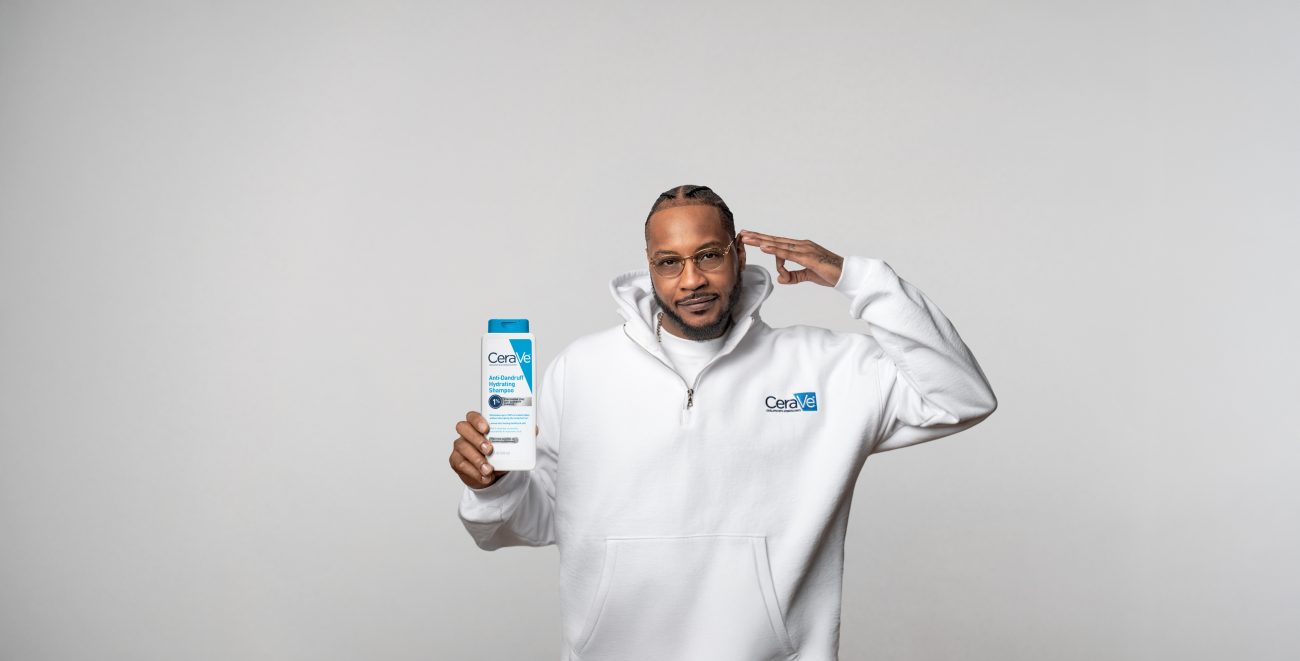 CeraVe taps Carmelo Anthony for its new dandruff campaign