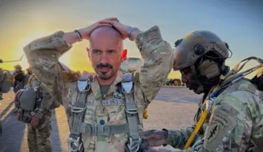 After 7 years, Space Force’s first paratrooper takes to the skies