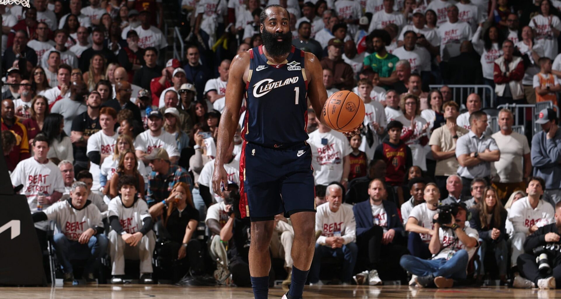Cavaliers finally get a full practice with James Harden coming out of All-Star break