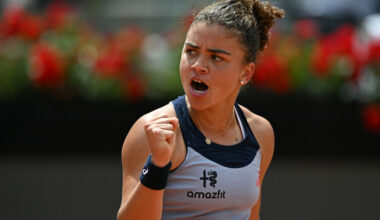 Paolini overcomes 57 unforced errors to beat Jeanjean in Rome