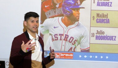 Alum working for MLB has a home run of a homecoming