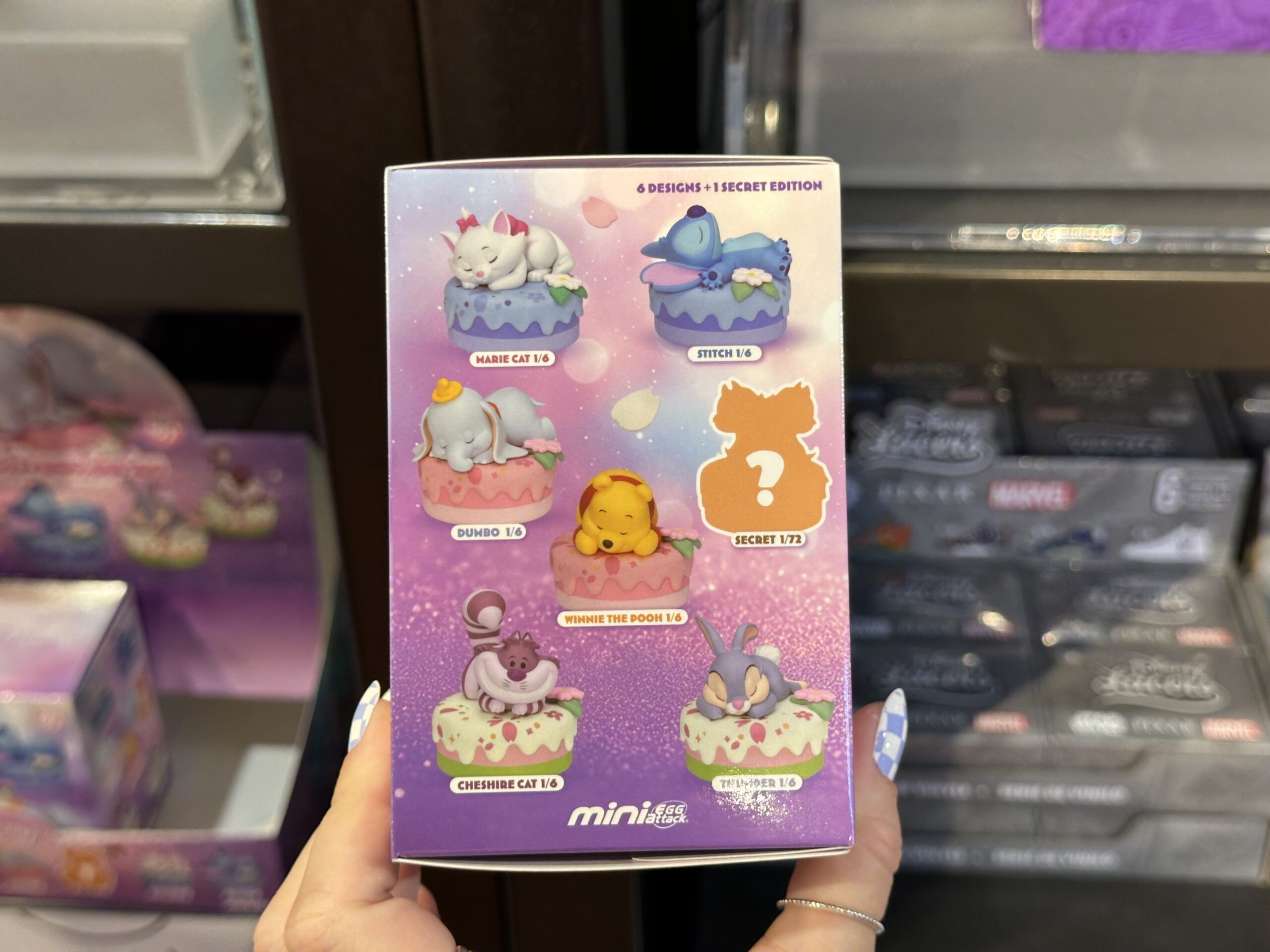 New mystery box collection featuring sweet treat sleepy characters at Disney Springs