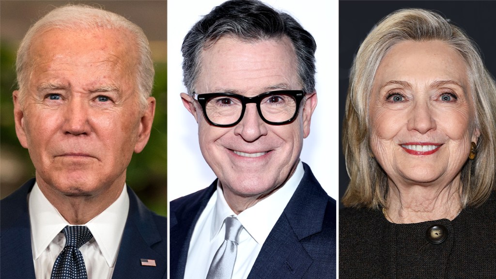 Joe Biden & Hillary Clinton Praise Colbert Ahead Of 'Late Show' Finale