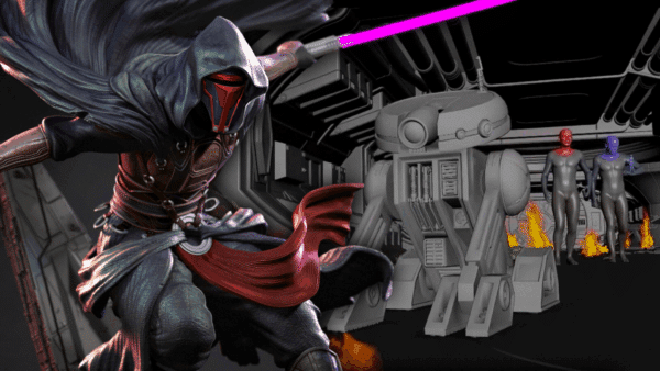 Cancelled Star Wars KOTOR Remake Version Cinematic Surfaces