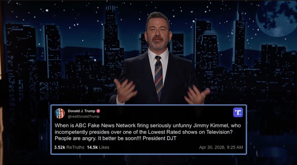 Jimmy Kimmel Response To Donald Trump's Latest Call For His Firing