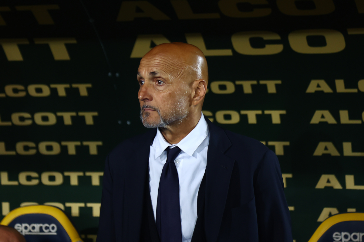 LECCE, ITALY - MAY 09: Head coach of Juventus FC Luciano Spalletti during the Serie A match between US Lecce and Juventus FC at Stadio Via del Mare on May 09, 2026 in Lecce, Italy. (Photo by Maurizio Lagana/Getty Images)