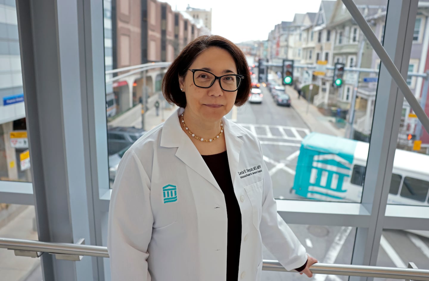 Dr. Lecia Sequist at Brigham and Women’s Hospital. She is the director of the MGB Cancer Institute Early Detection and Diagnostics Program.