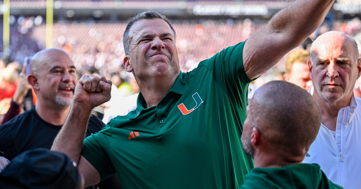 Donte Wright and the Miami Hurricanes logo