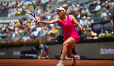 Mertens saves three match points to end Paolini's title defense in Rome