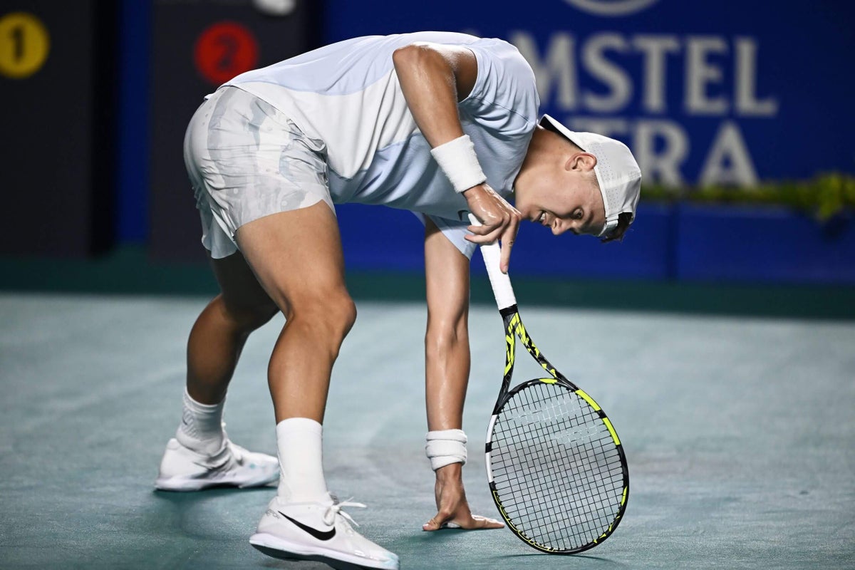 Holger Rune suffers setback in accelerated tennis comeback from Achilles tear
