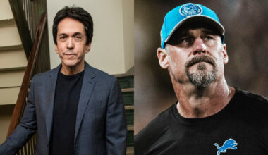 Mitch Albom and Dan Campbell