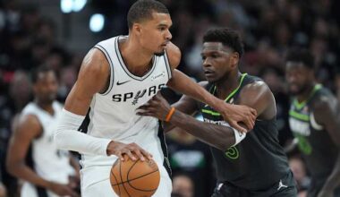 Wembanyama and Spurs rebound to hand Timberwolves largest postseason defeat, 133-95, to even series