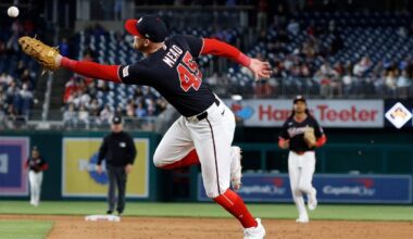 Seven stats on the Nats, from an historic problem with errors to a James Wood breakout