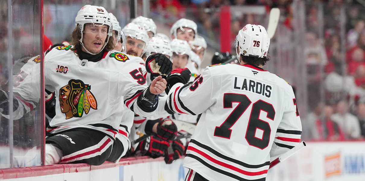 Nick Lardis Tyler Bertuzzi Chicago Blackhawks