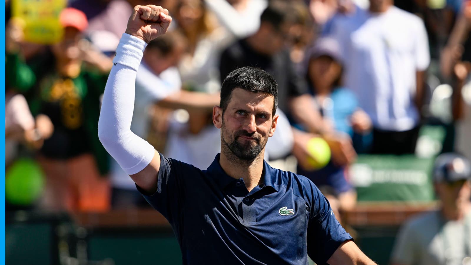 Novak Djokovic receives a vote of confidence over Jannik Sinner