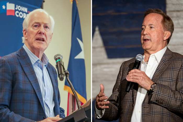 Here are the donors bankrolling John Cornyn and Ken Paxton’s record-breaking Senate primary
