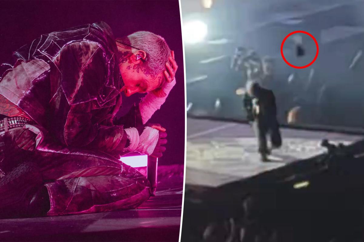 Bring Me the Horizon frontman Oli Sykes concussed after fan throws phone at his head