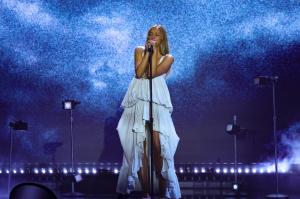 Tate McRae performs on stage at the Billboard Women in Music 2026 held at the Hollywood Palladium on April 29, 2026 in Los Angeles, California.