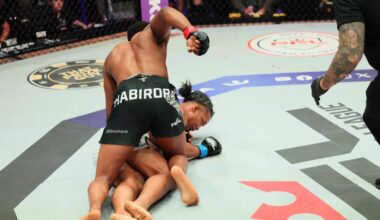 PFL Brussels video: Patrick Habirora flattens Benson Henderson for 20-second knockout, calls out Mike Perry