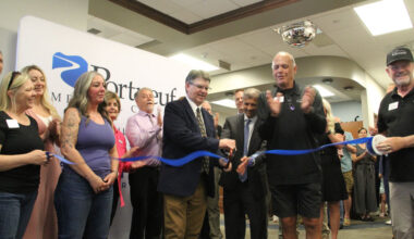 PMC, Huntsman affiliation ribbon cutting