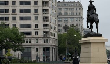 12 bronze statues pop up at closed Freedom Plaza