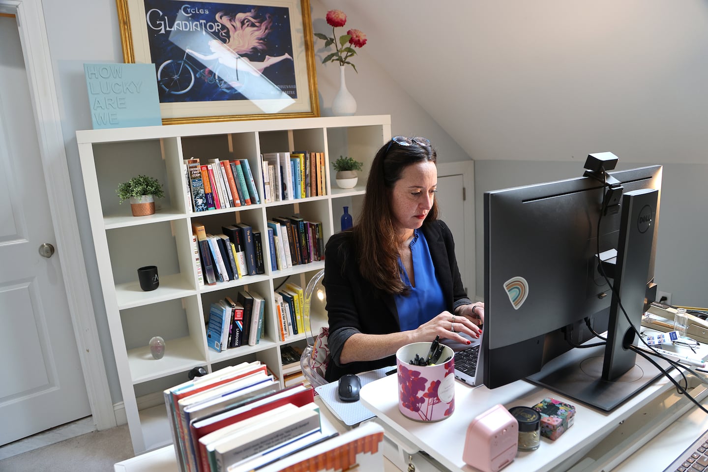 Karen Leitner is a doctor who now runs her own business coaching female physicians, many of whom feel burned out. 