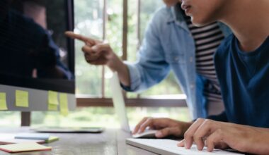 Programmers and developer teams are coding and developing software
