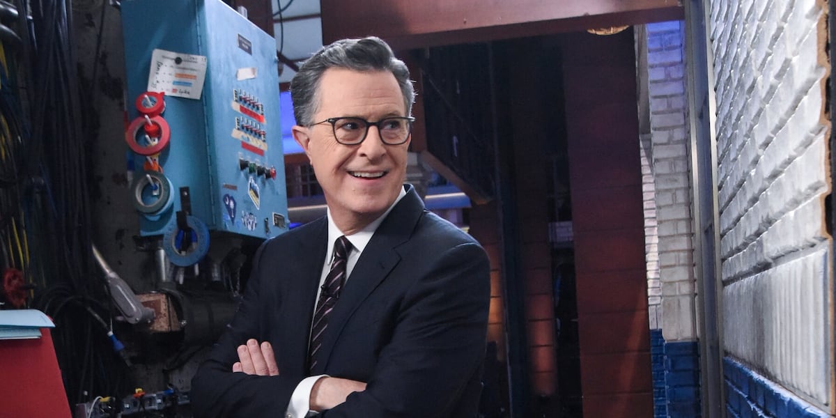Stephen Colbert is back on TV on community access in Monroe, Michigan along with rocker Jack White