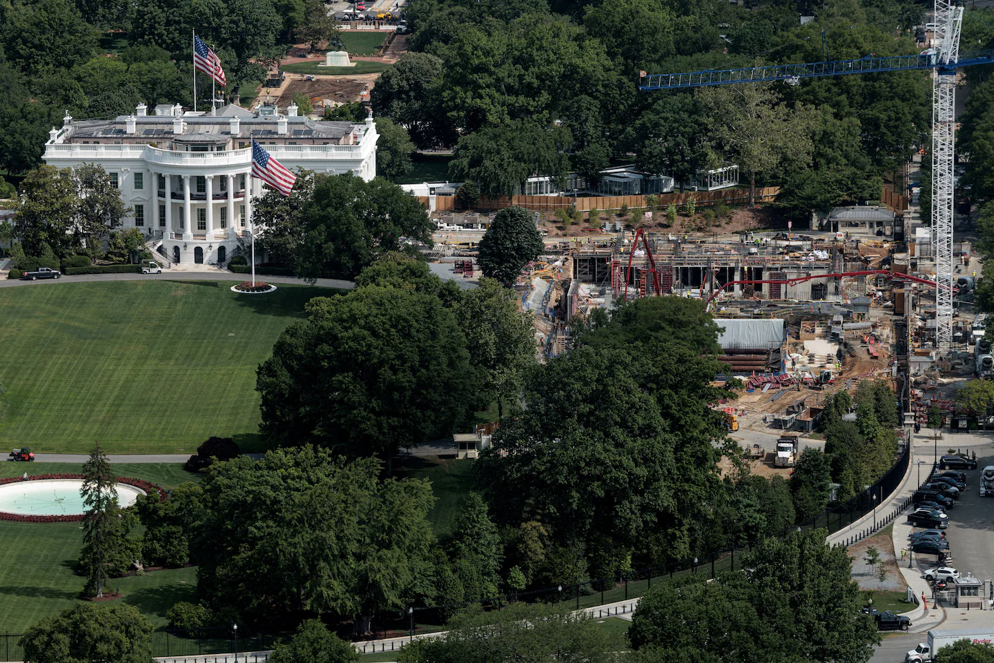 Hundreds of millions for Trump’s ballroom ruled out of order in Senate