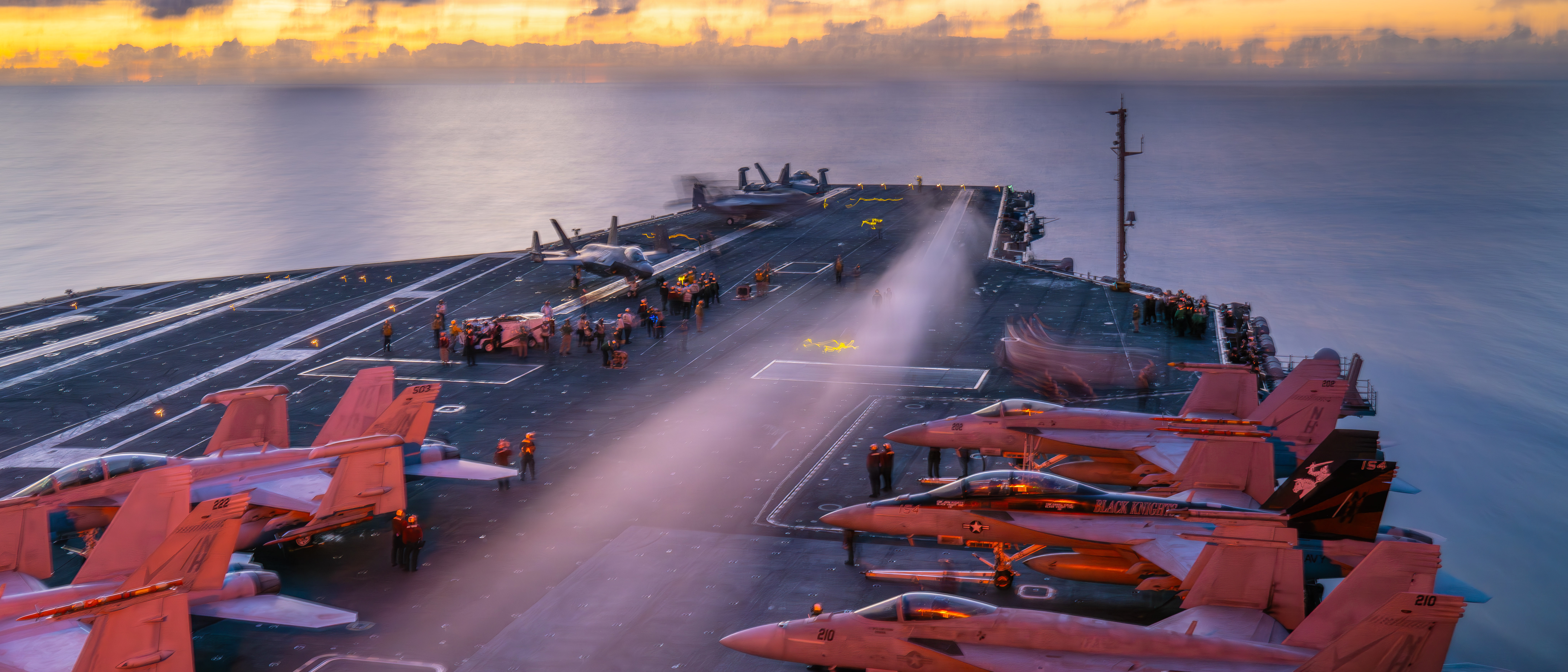 PACIFIC OCEAN (May 4, 2026) –The Nimitz-class aircraft carrier USS Theodore Roosevelt (CVN 71) conducts flight operations, May 4, 2026. Theodore Roosevelt, flagship of Carrier Strike Group (CSG) 9, is underway in the U.S. 3rd Fleet area of operation conducting advanced training to bolster strike group readiness and capability. An integral part of U.S. Pacific Fleet, U.S. 3rd Fleet operates naval forces in the Indo-Pacific and provides the realistic, relevant training necessary to execute the U.S. Navy’s role across the full spectrum of military operations. (U.S. Navy photo by Mass Communication Specialist 3rd Class Aaron Haro Gonzalez)