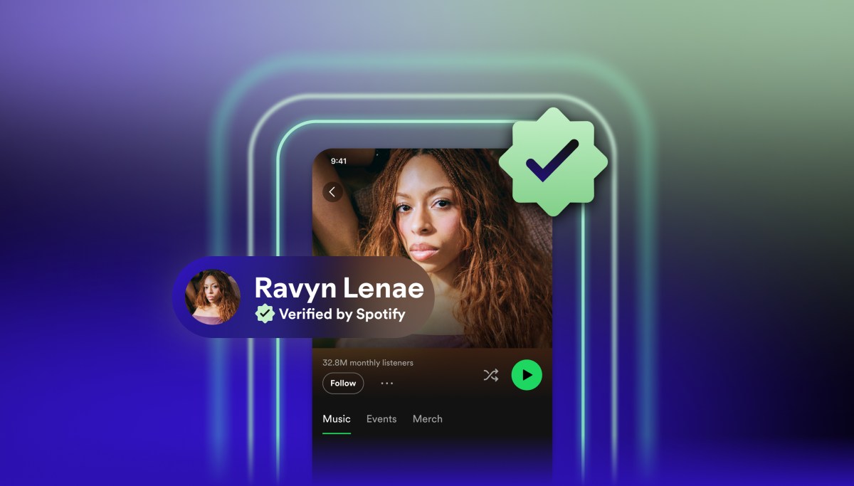Spotify 'verified' badge