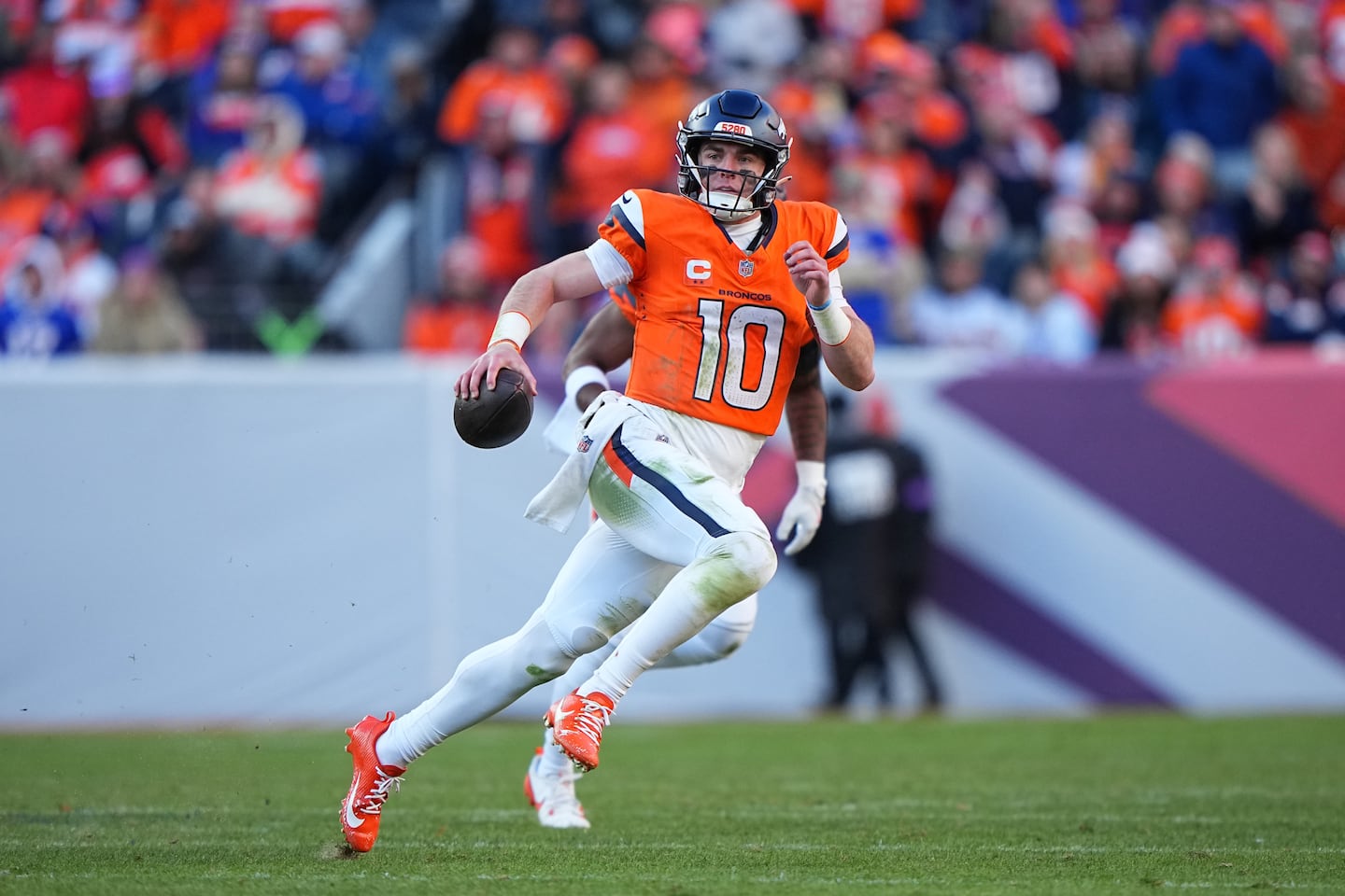 Broncos quarterback Bo Nix had another clean-up procedure on his broken ankle.
