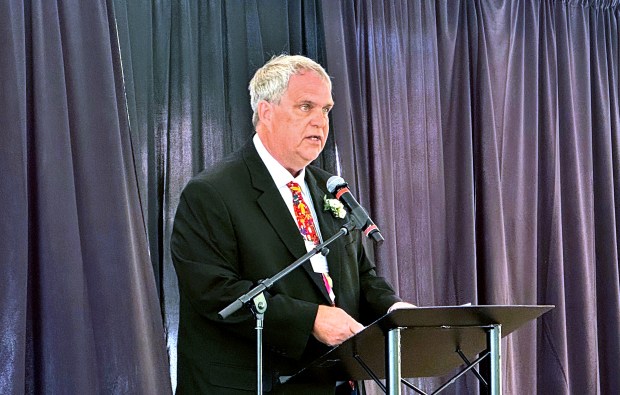 Retired Cisco engineer Dean McCully, a member of the Alum Rock Counseling Center advisory board, received ARCC's Super Role Model award at its fundraising lunch at the Mexican Heritage Plaza in San Jose on Friday, May 22, 2026. (Sal Pizarro/Bay Area News Group)