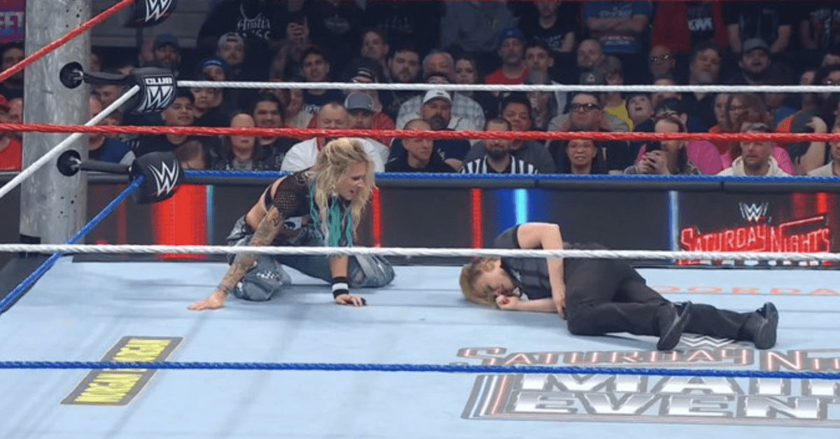 The Becky Lynch/Sol Ruca match at Saturday Night’s Main Event gets a terrible finish (UPDATED)