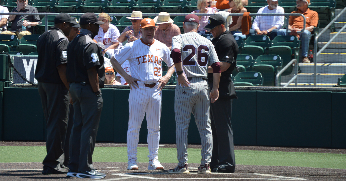 Auburn Tigers take on Texas A&M Aggies during the SEC baseball tournament at Hoover Met in Birmingham, Ala., on Thursday, May 22, 2025. Texas A&M Aggies defeated Auburn Tigers 3-2.