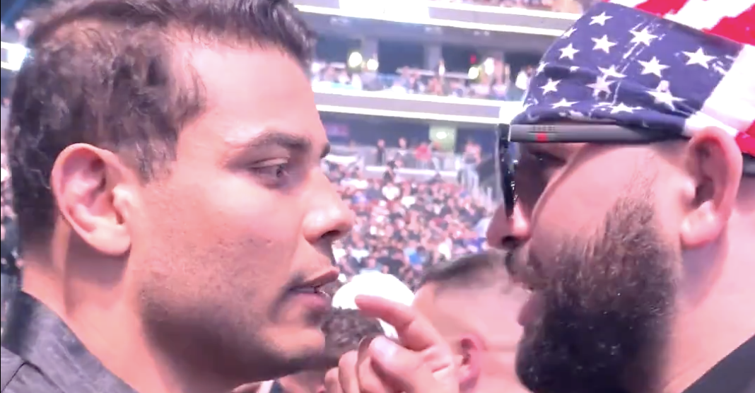 Video: Josh Hokit, Paulo Costa separated by security after confrontation at UFC 328