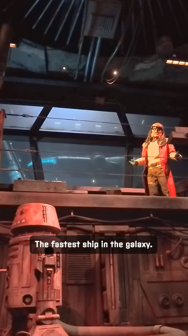 Hondo Ohnaka Steals the Millennium Falcon in First Look at Updated Preshow on Smugglers Run in Star Wars: Galaxy's Edge