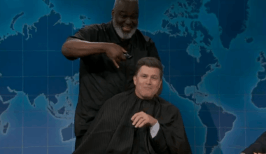Weekend Update Joke Swap: Colin Jost Nearly Shaves Off Hair