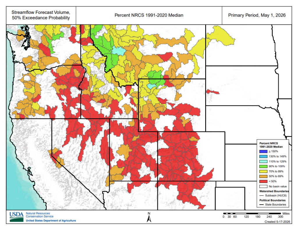 Record-low water shortages expected ahead of very active US wildfire season – Wildfire Today