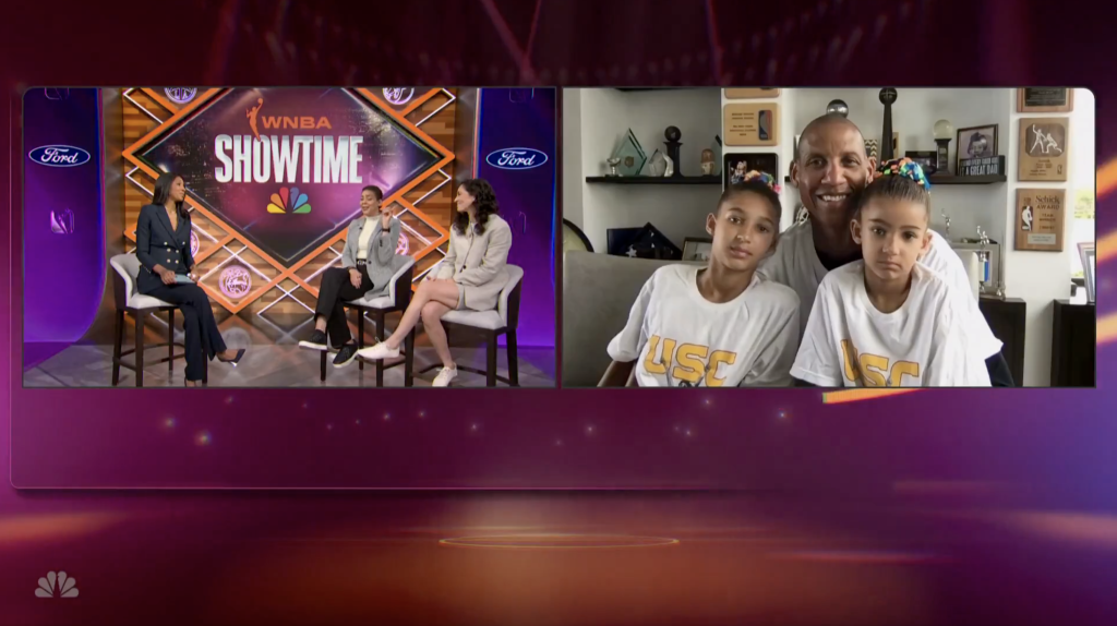 Cheryl Miller emotional after brother Reggie welcomes her to NBC