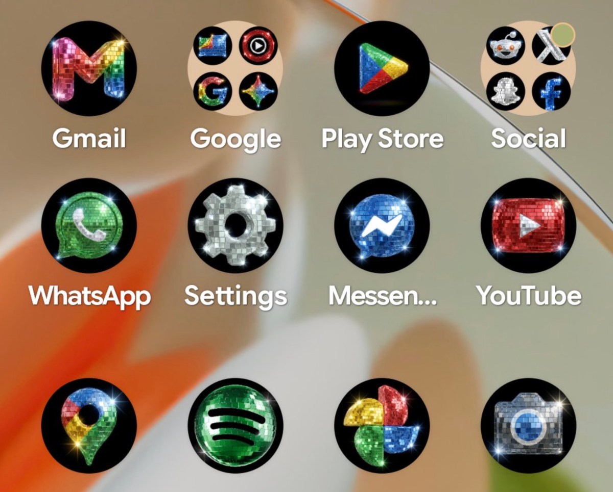 Google goes for the glitter with disco-ball icons: 'Are y'all sure you still want this?'