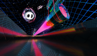 Artist's impression of astrophysical calibration. Credit: Carl Knox/OzGrav/Swinburne