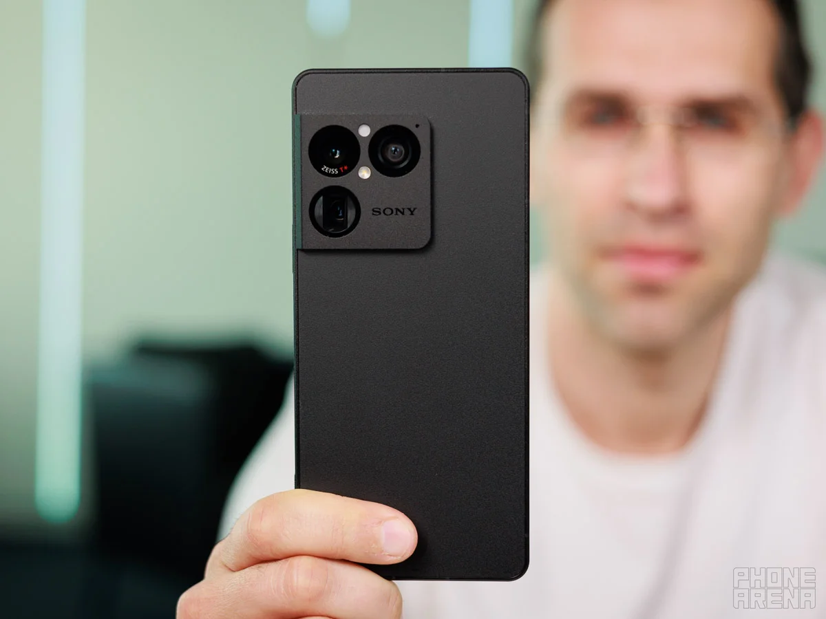 Holding up the Sony Xperia 1 VIII
