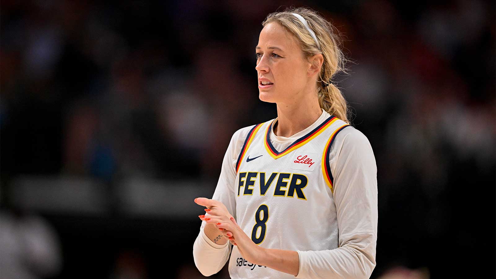 WNBA player and Indiana Fever guard Sophie Cunningham.