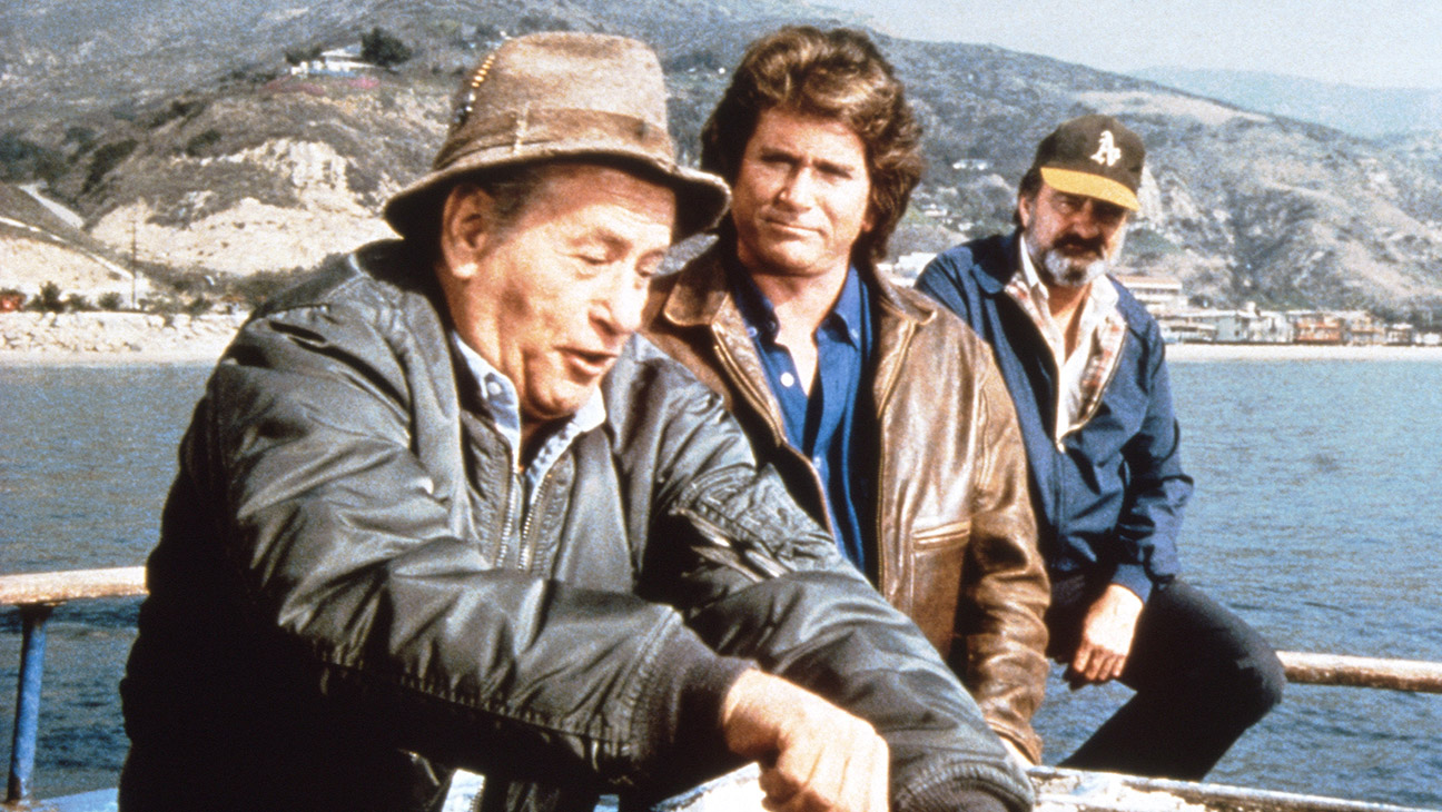 Highway to Heaven, (from left): Eli Wallach, Michael Landon, Victor French, 'A Father's Faith', (Season 3, aired March 4, 1987), 1984-89.